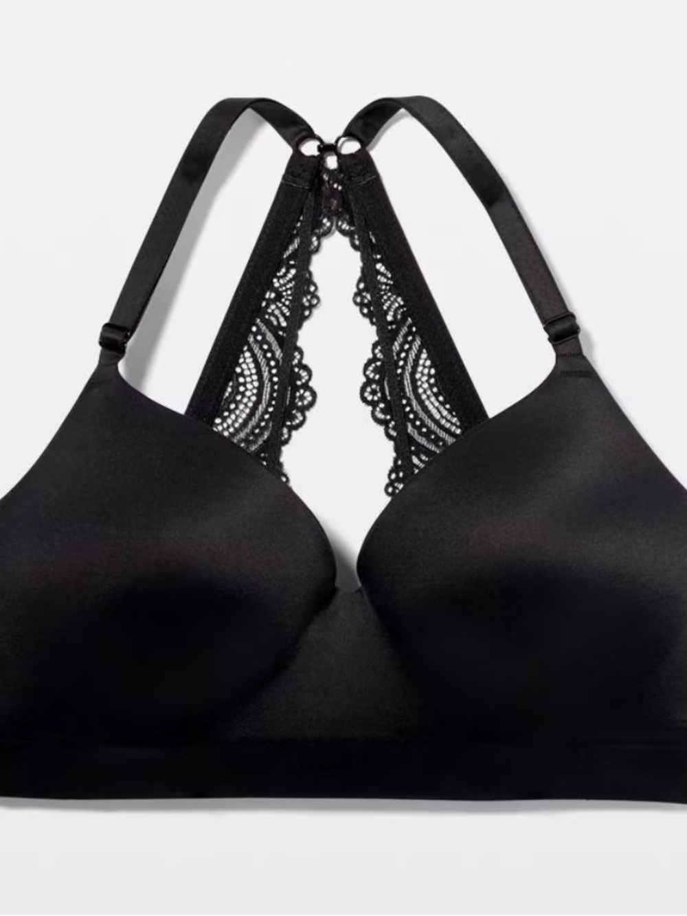 Embliss Luxe Black Wireless Bra With J-Hook 36 B
